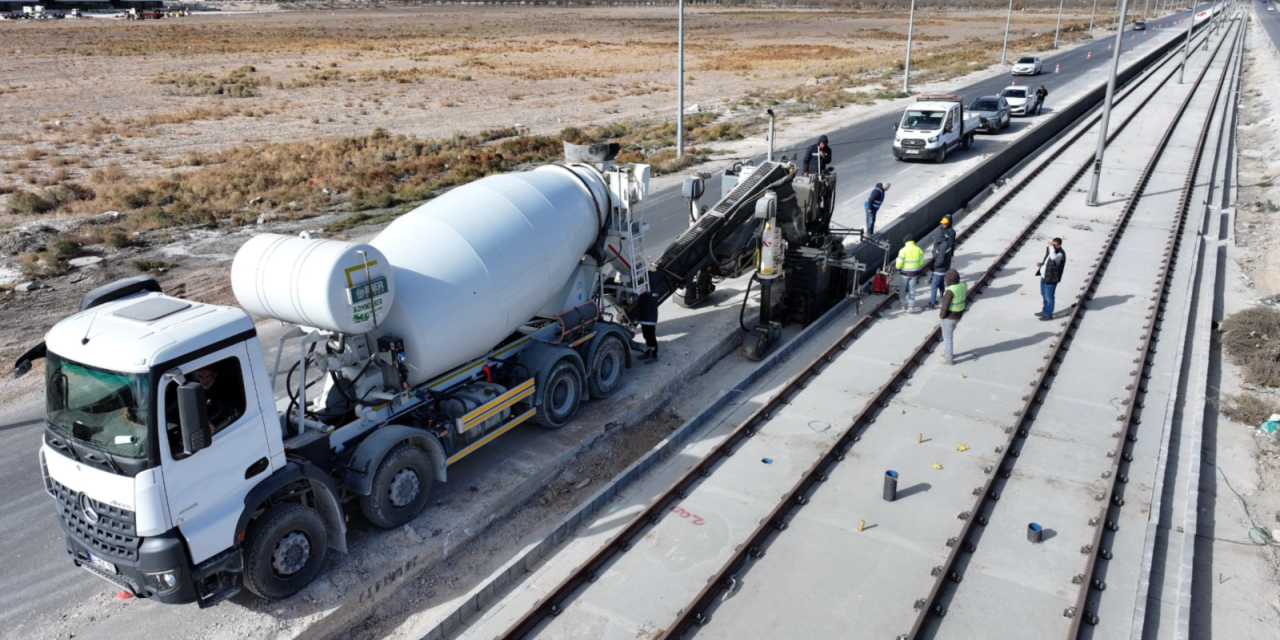 Konya’da ulaşımı rahatlatacak tramvay hattında yeni etap