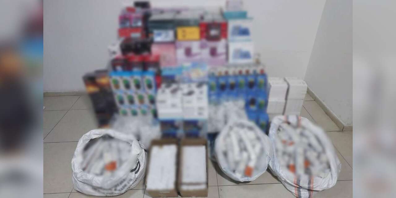 1,3 milyonluk kaçak elektronik operasyonu