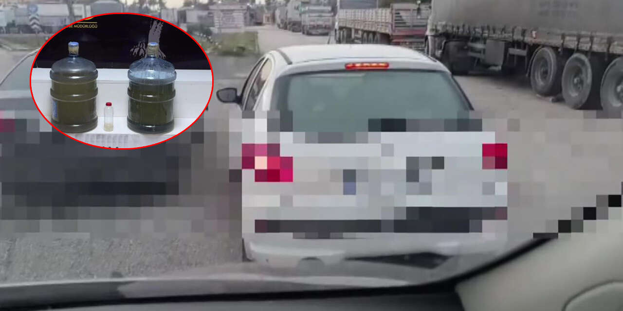 Polisi de şaşkına çevirdi! Damacanalarda su yerine uyuşturucu var
