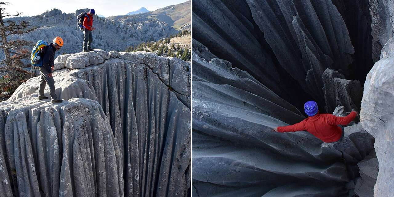 Konya sınırındaki Giden Gelmez Dağları’na tehlikeli yolculuk
