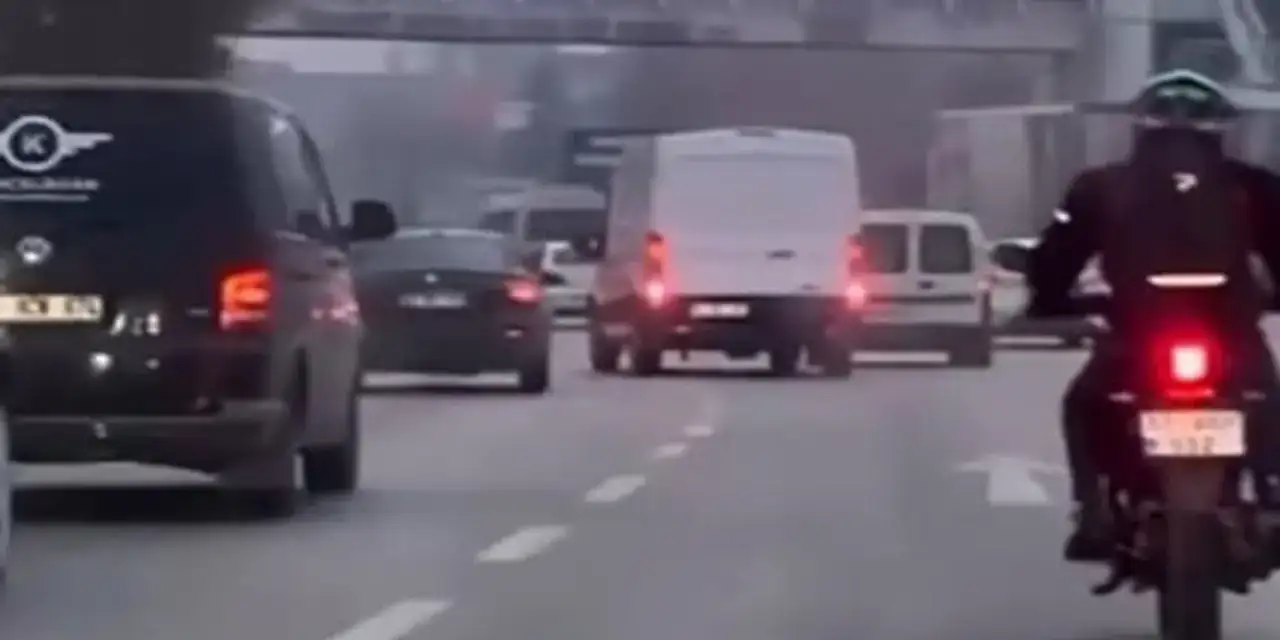 Konya’da trafiğinde ölümle burun buruna