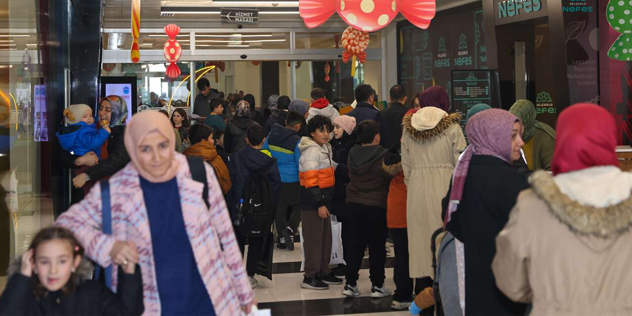 Konya Selçuklu’da şivlilik heyecanı! Binlerce çocuk buraya akın etti