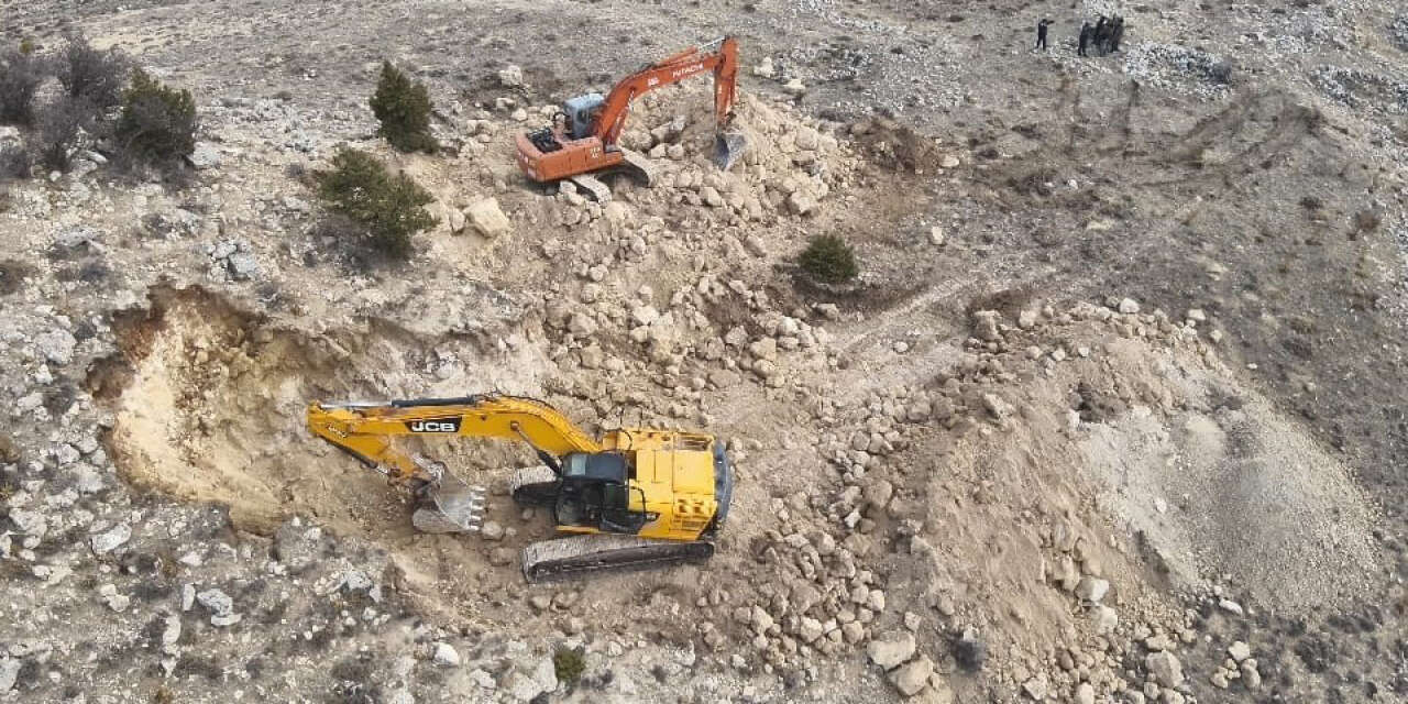 Defineciler sonunda bunu da yaptı! Karaman’da büyük operasyon