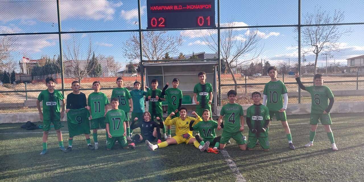 Konya’da Karapınar Belediyespor’dan Play-Off başarısı