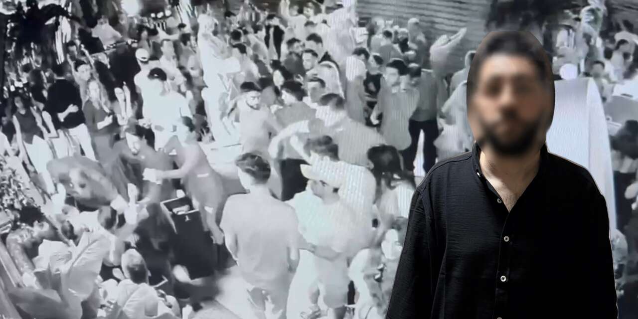 Eğlence mekanında dehşet anları! Cam bardakla boğazını kesti