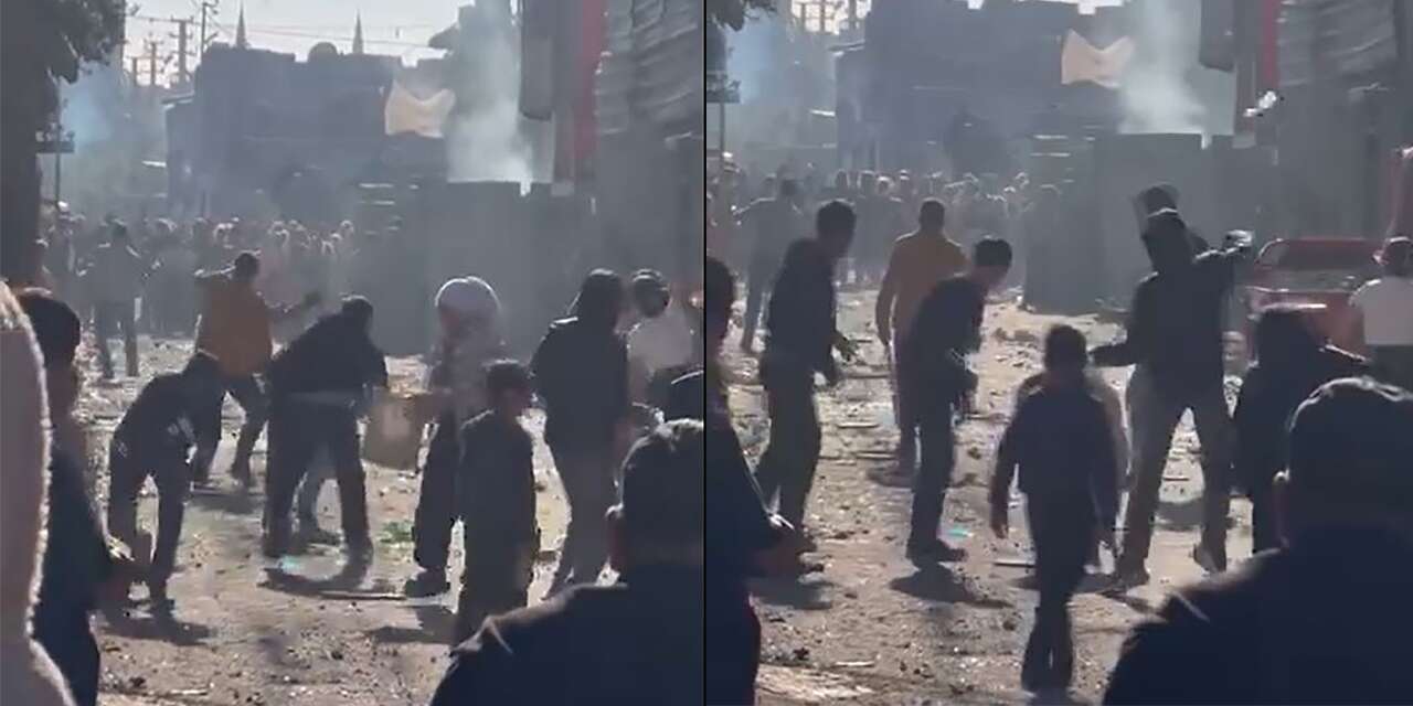 Taşlı sopalı kavga! Sokak savaş alanına döndü