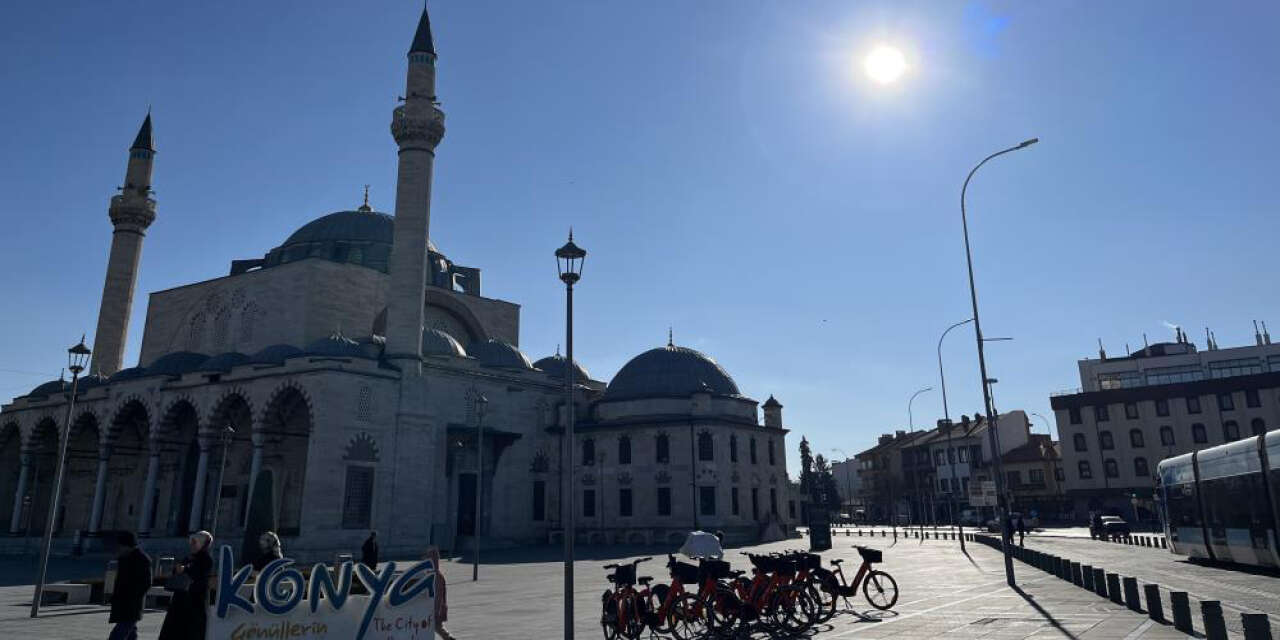 Konya için tahminler kar, gerçekleşen güneş