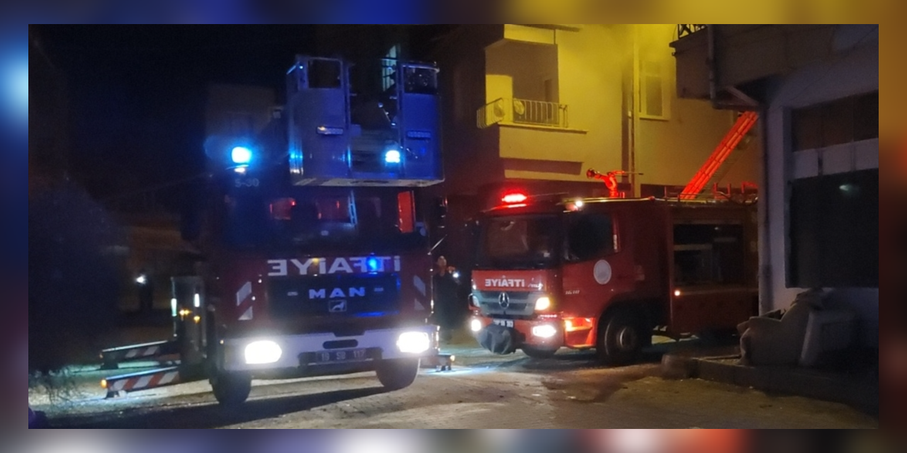 Apartmanda yangın paniği! 6’sı çocuk 10 kişi hastanelik oldu