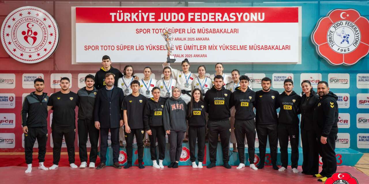 Konya judo takımı tarihe geçti