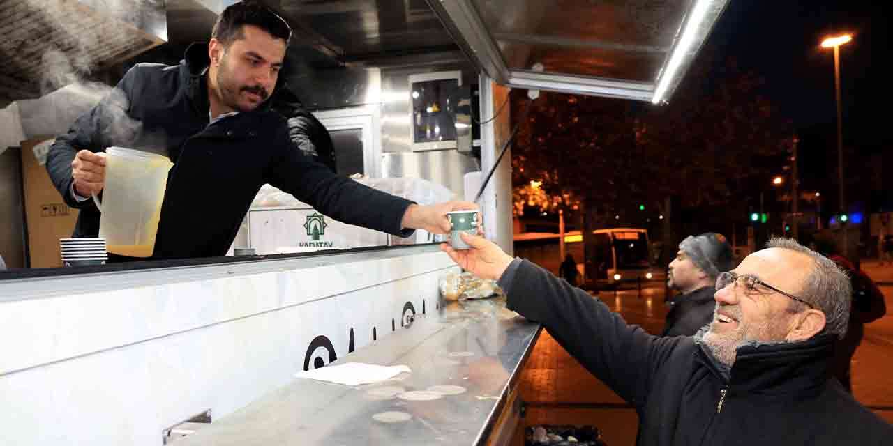 Konya’da sıcak çorba geleneği bu yıl da devam ediyor