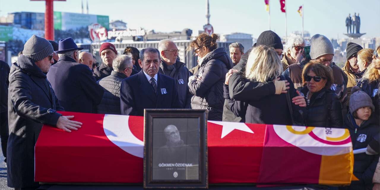 Gökmen Özdenak için RAMS Park'ta cenaze töreni düzenlendi