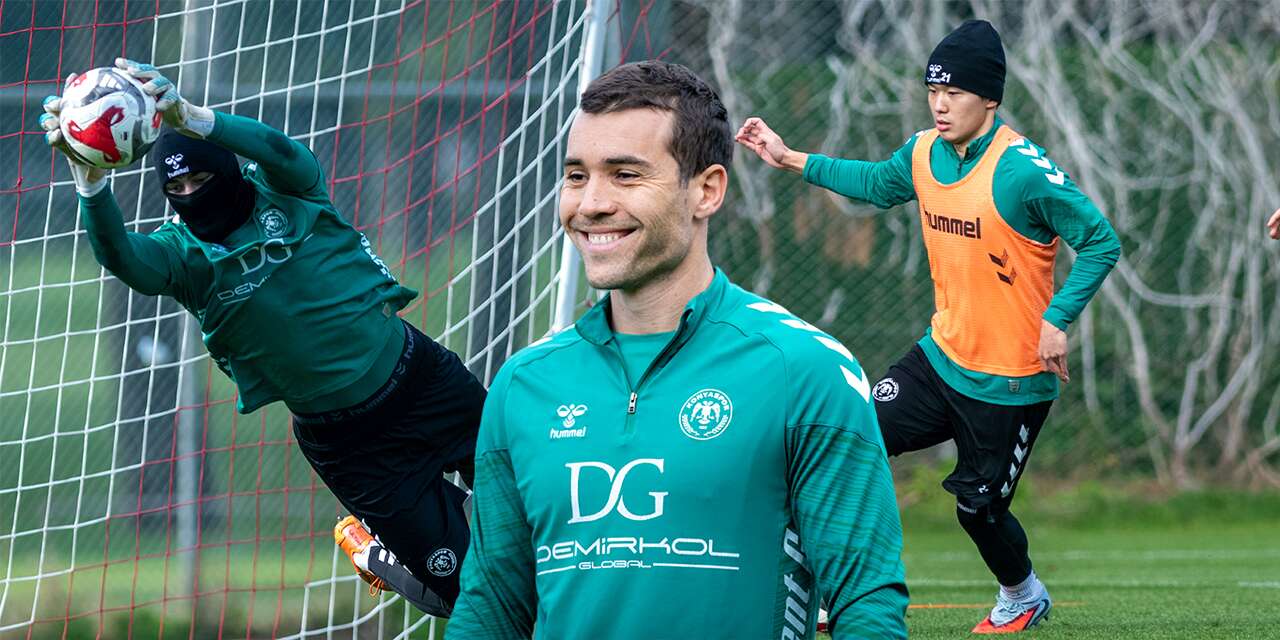 Konyaspor Antalya kampında vites yükseltti! Günün ilk idmanı yapıldı