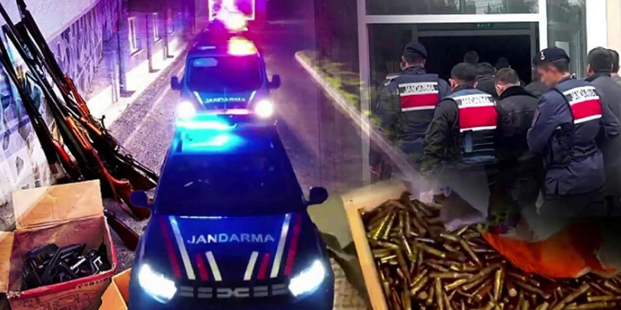 Konya dahil 14 ilde silah kaçakçılığı operasyonu! 202 kişi yakalandı