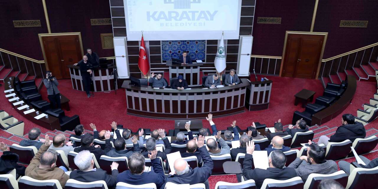 Karatay Belediye Meclisi’nin 2026 yılı ilk toplantısı yapıldı