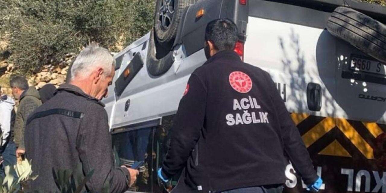 Öğrenci servisi şarampole yuvarlandı! Çok sayıda yaralı var