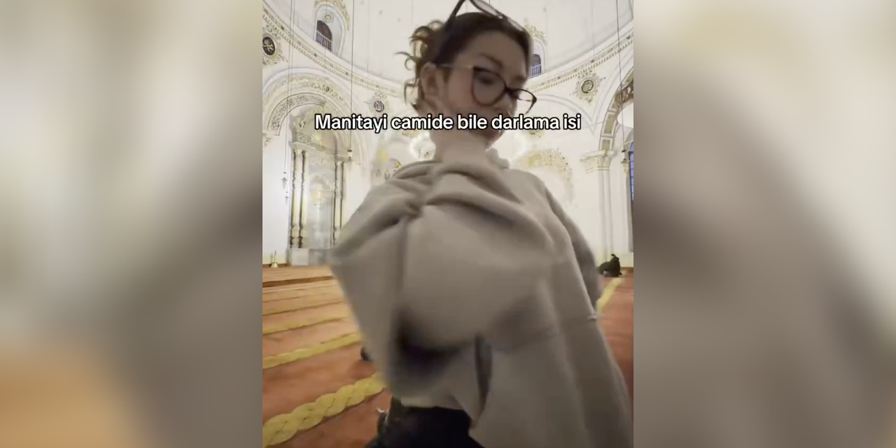 Konya Aziziye Camii’nde uygunsuz görüntüler tepki çekti