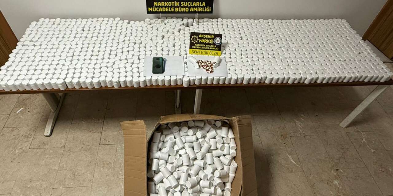 Konya’da 10 milyon liralık uyuşturucu operasyonu