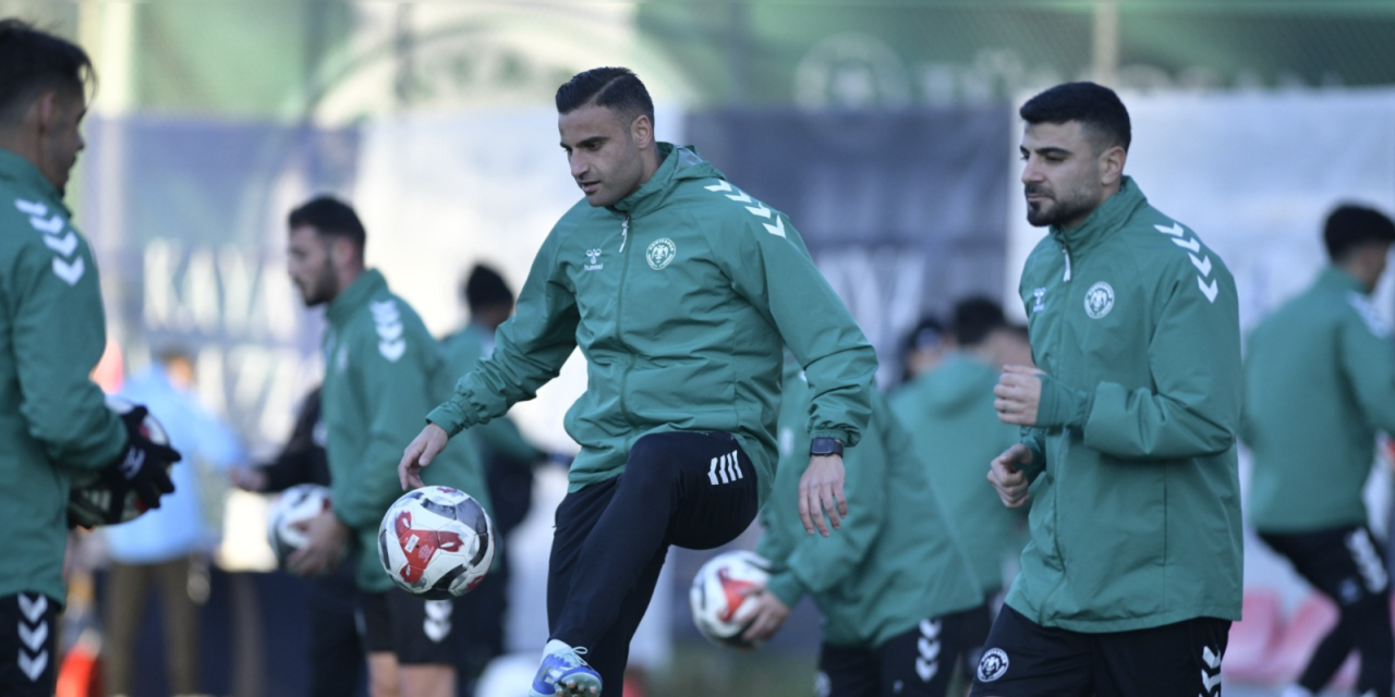 Konyaspor, Antalya kampının sonunda tempo yükseltti