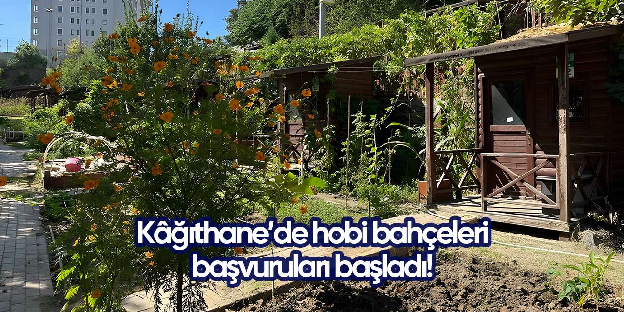 Kâğıthane Belediyesi hobi bahçesi başvurusu 2026