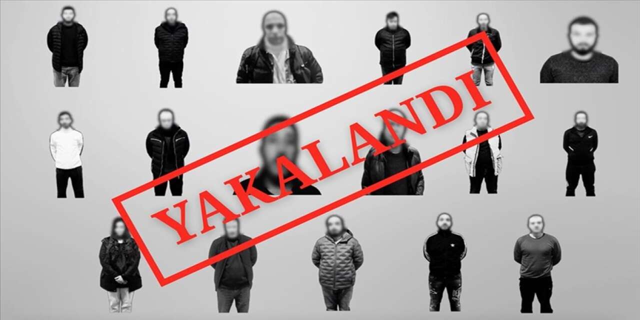 Aranan 17 kişi Türkiye'ye getirildi