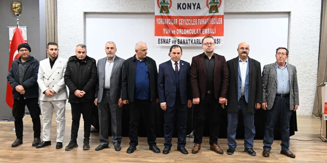 Konya Yorgancılar Odası’nda Ramazan Tezel yeniden başkan