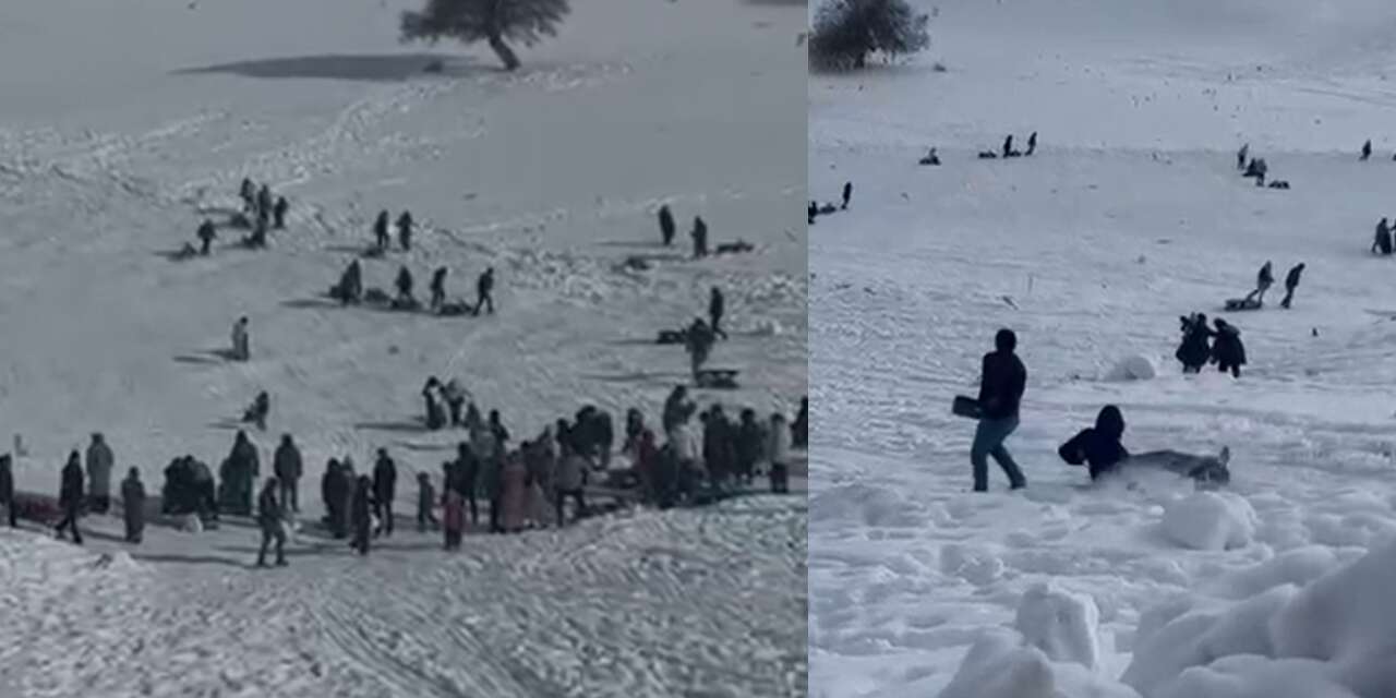 Kar hasreti çeken Konyalılar yarıyıl tatilinde buraya akın ediyor