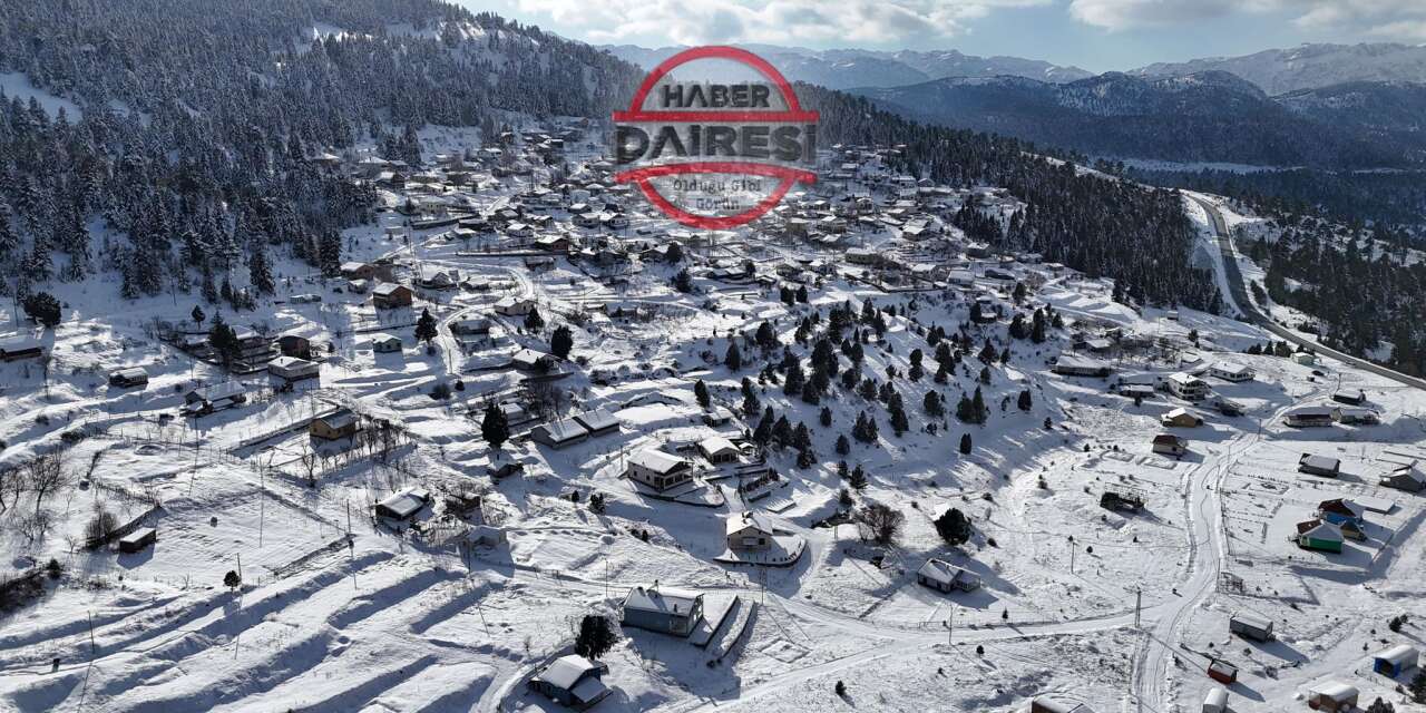 Konya’nın Karadeniz’i masalsı kışa büründü