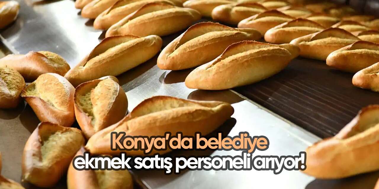 Konya’da belediye ekmek satış personeli arıyor