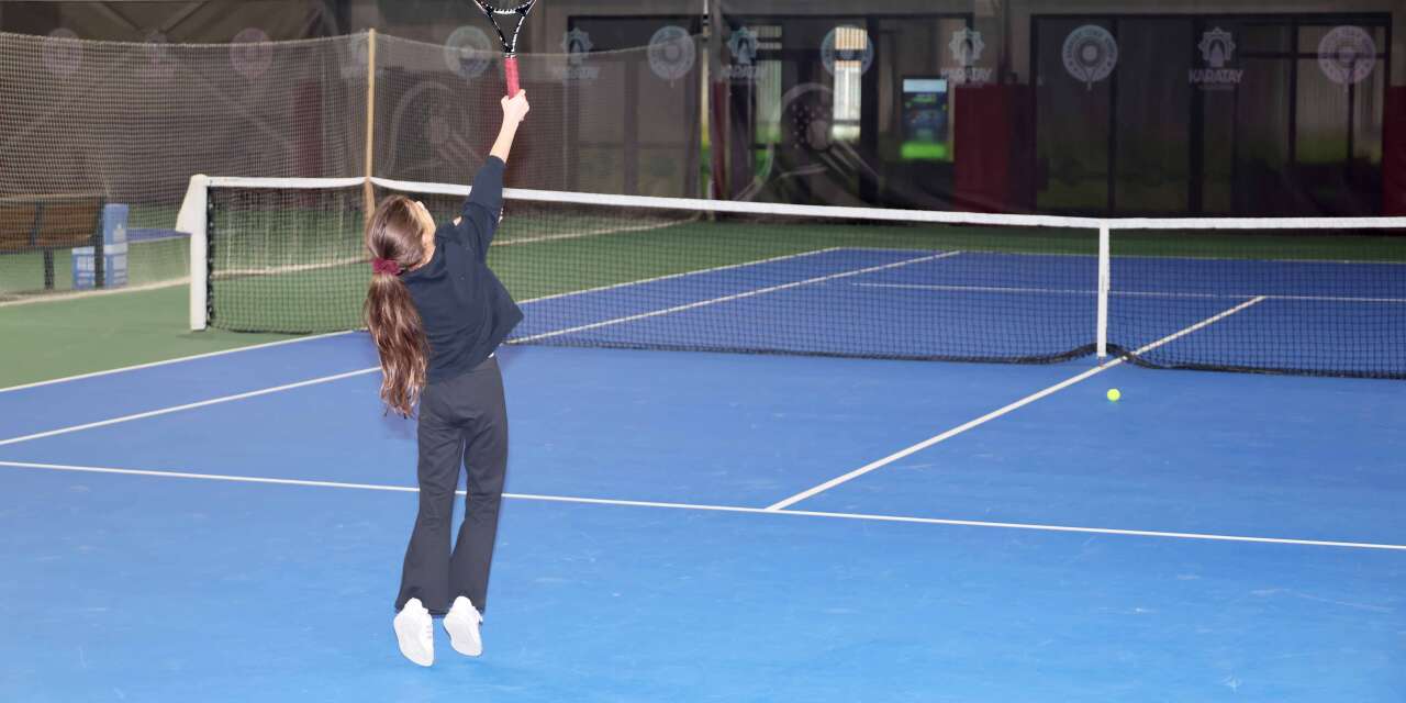 Konya’daki tenis turnuvası tüm heyecanıyla devam ediyor