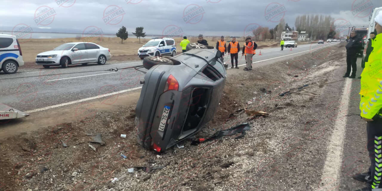Beyşehir - Antalya yolunda can pazarı