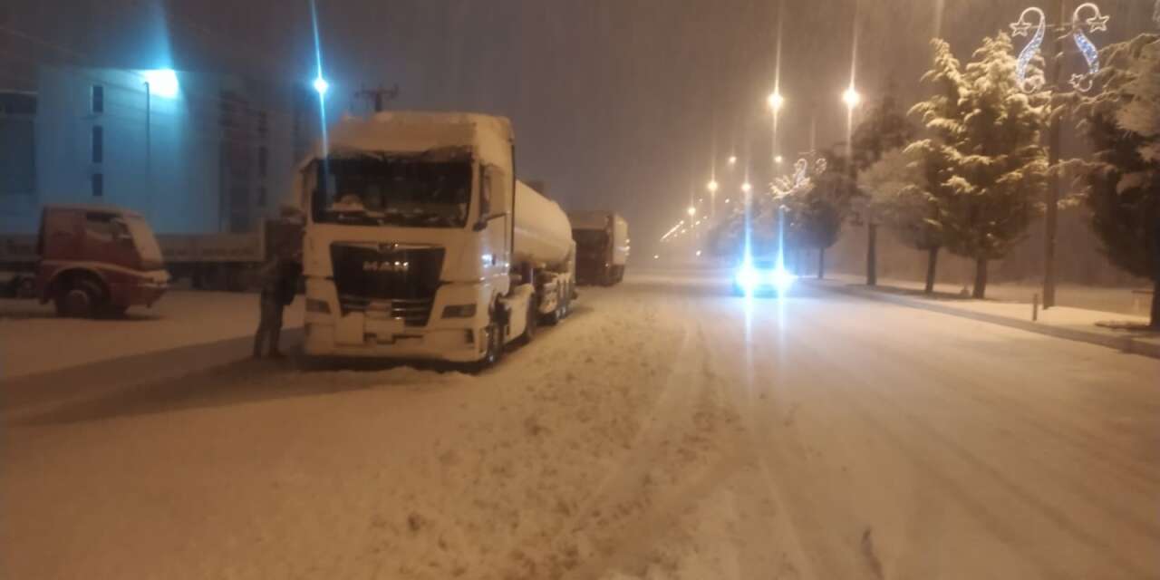 Yoğun kar yağışının görüldüğü Konya’da son durum