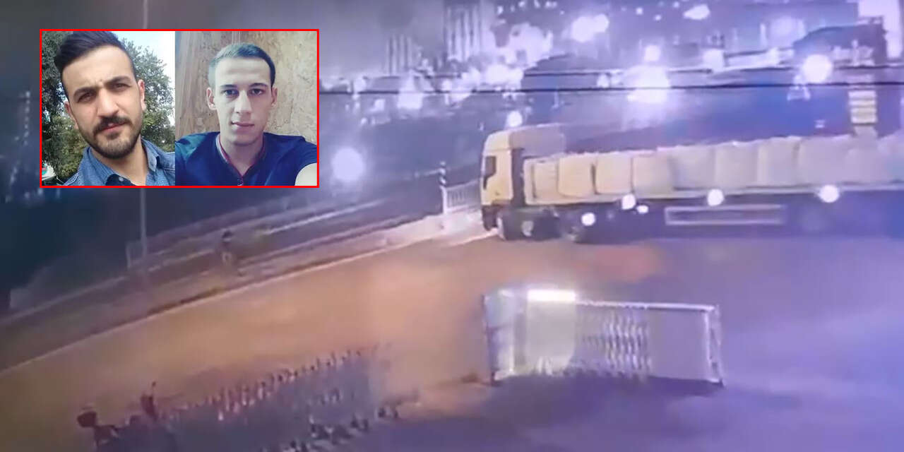 Otomobil TIR’a çarptı, 2 kişi hayatını kaybetti! Acı an kamerada