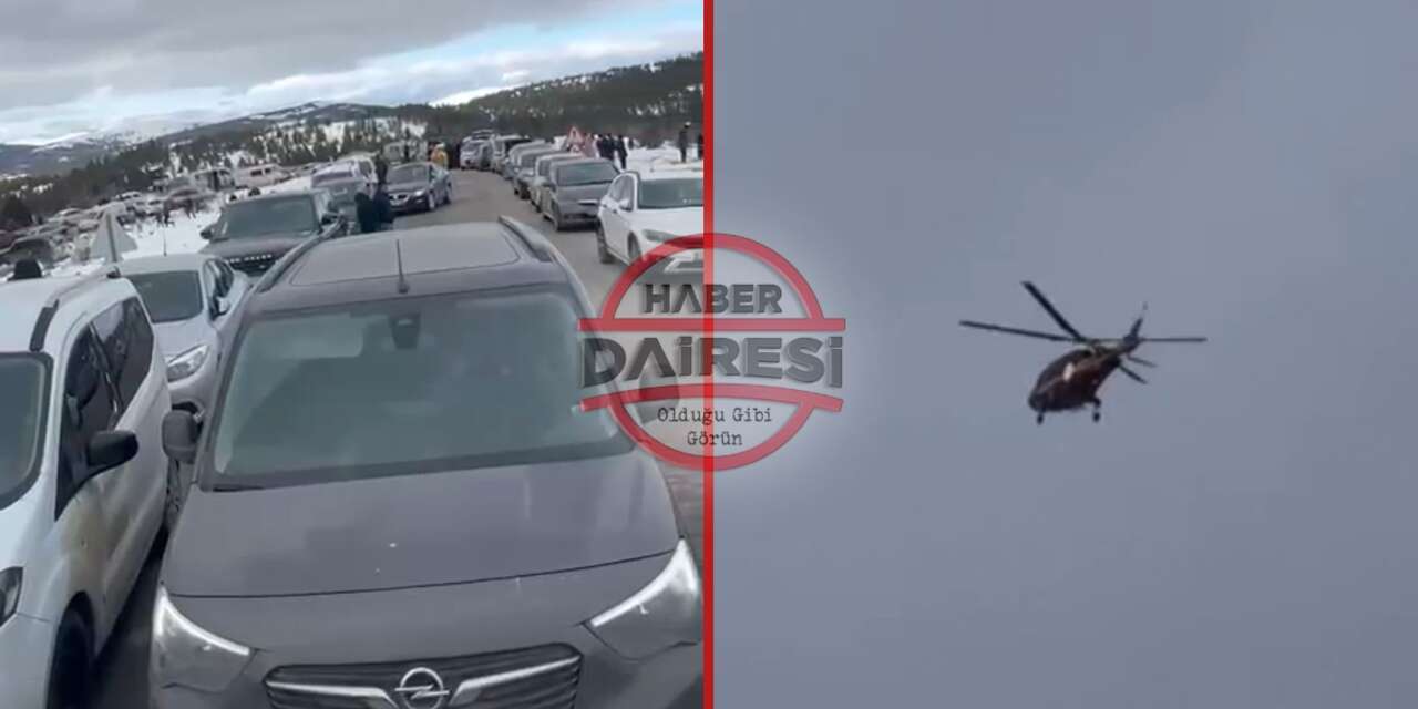 Konya Aladağ’a kar akını! Yollar kapandı, yaralı helikopterle alındı