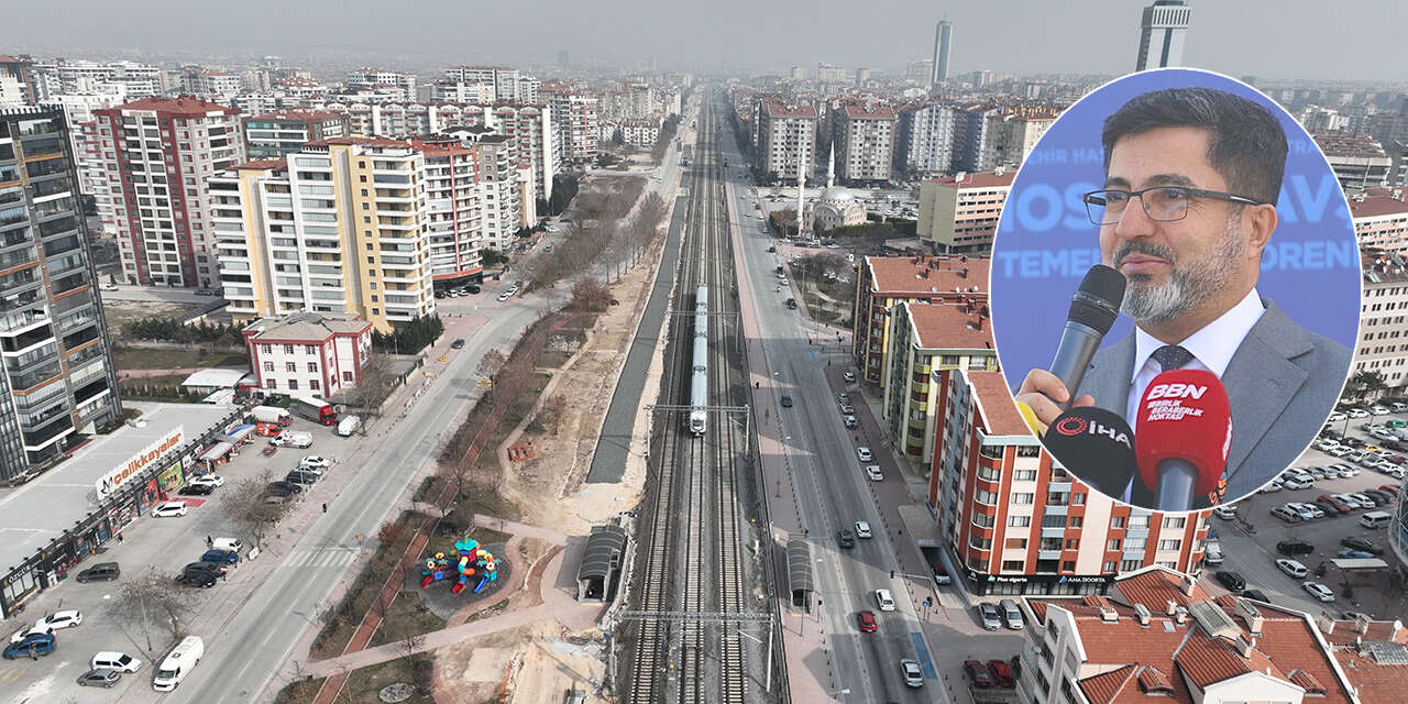 Konya raylı sistemle ulaşımda dünya şehirleriyle aynı lige yükseliyor