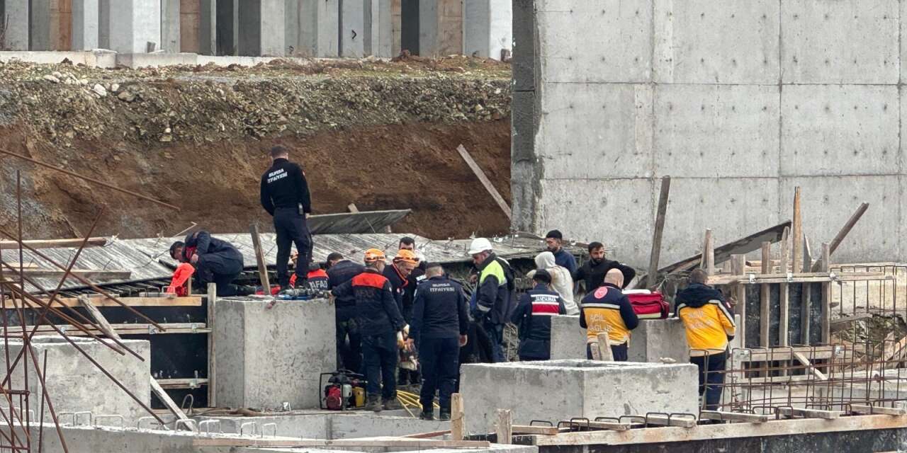 İşçiler tonlarca betonun altında kaldı! 1 ölü, 2 yaralı var