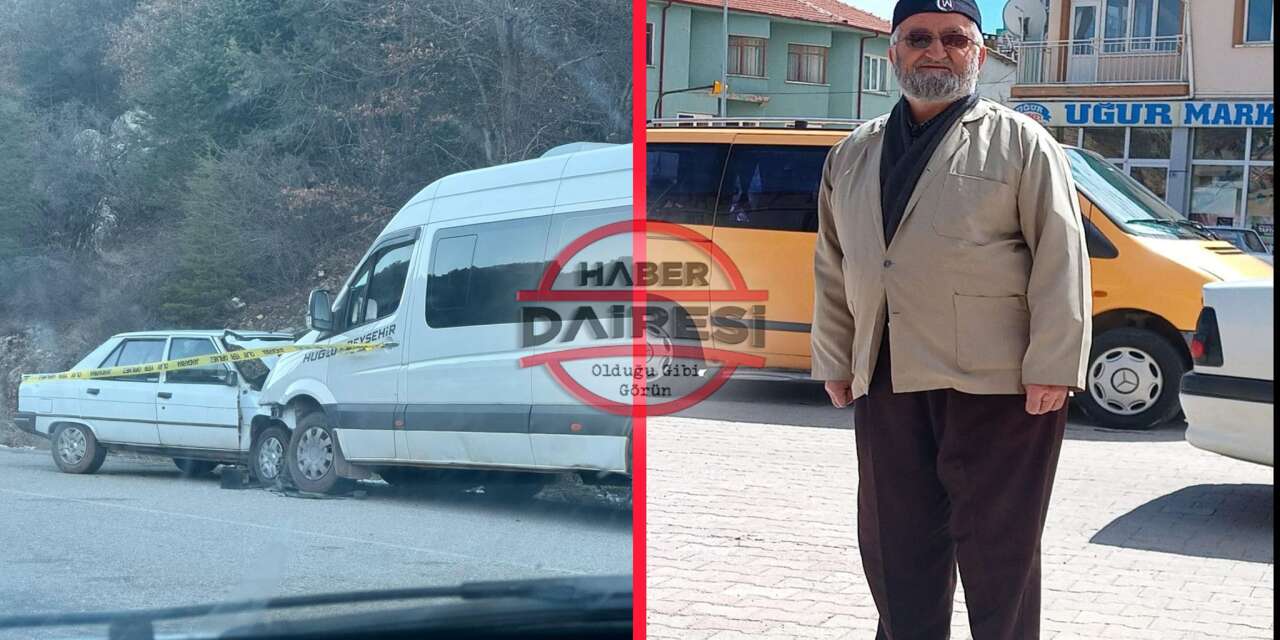 Konya Huğlu’da minibüs otomobille çarpıştı! 1 ölü, 1 yaralı var