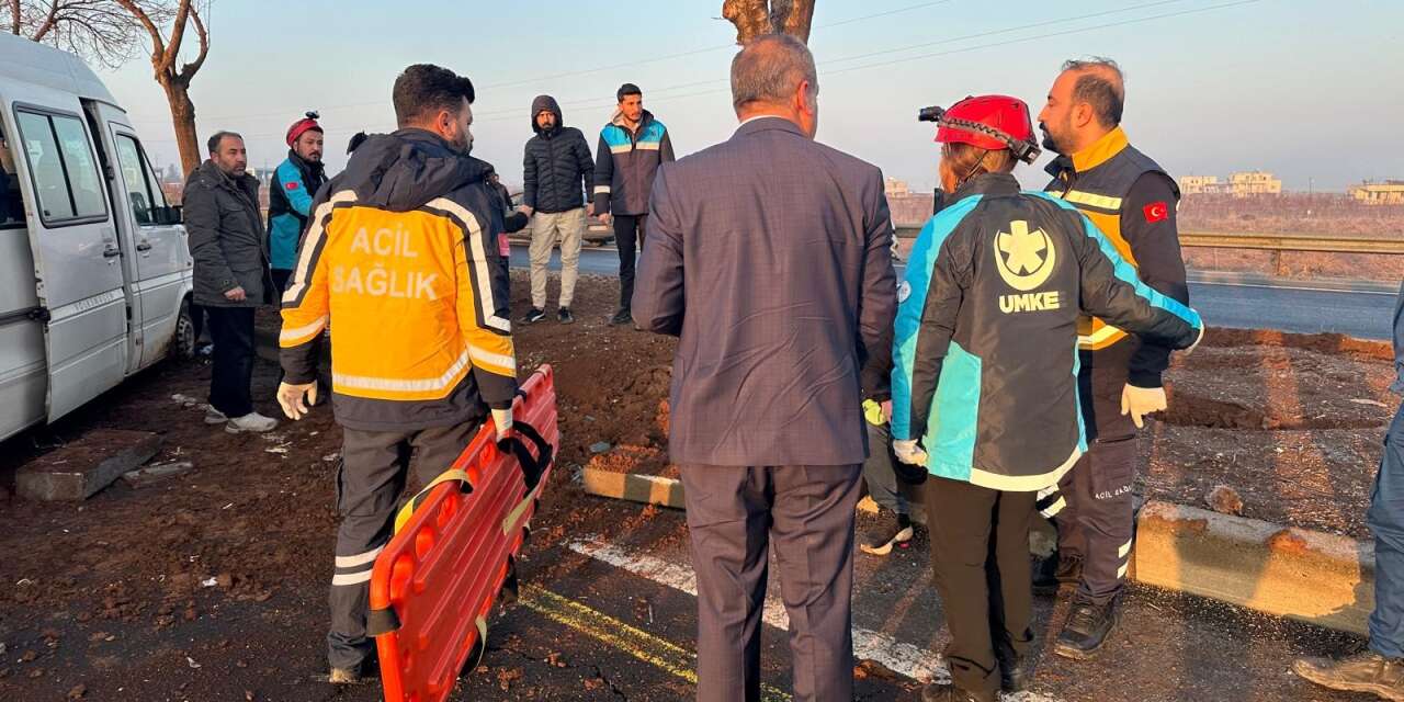 İşçi servisi kaza yaptı! 7 kişi yaralandı