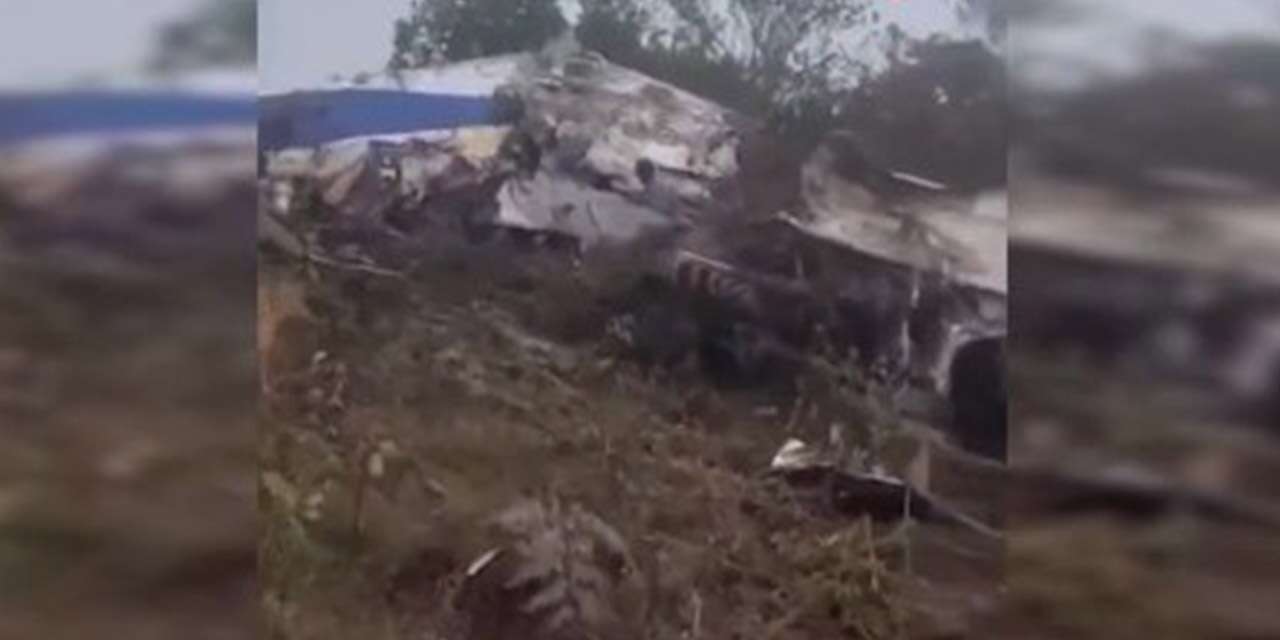 Milletvekillerini taşıyan uçağın enkazına ulaşıldı