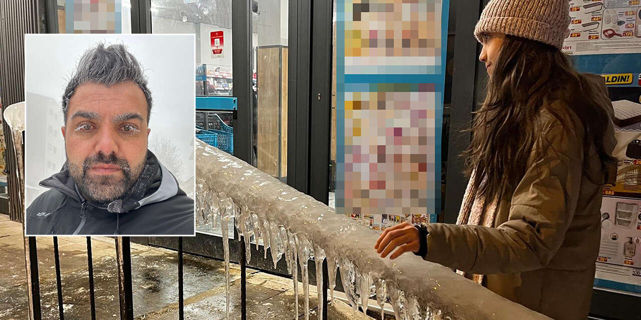 Sibirya soğukları bir ilimizde dışarıya çıkanın kaş ve kirpiklerini dondurdu
