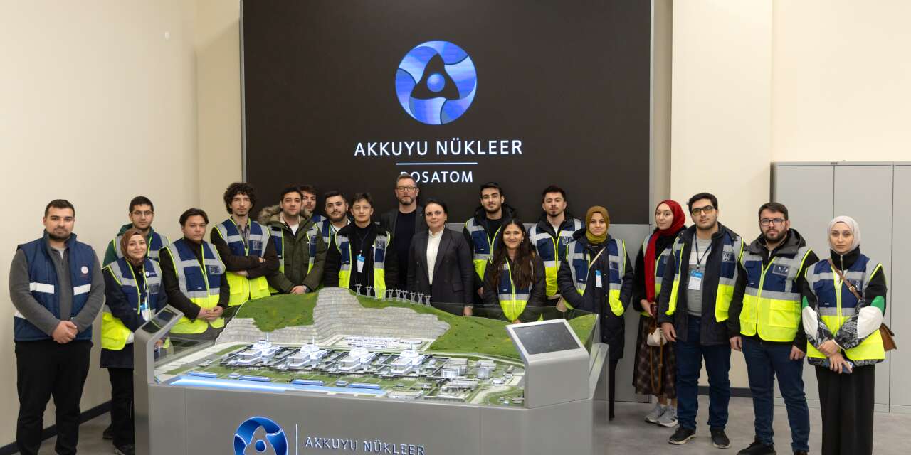 Konya’daki genç mühendisler, Akkuyu NGS sahasını ziyaret etti