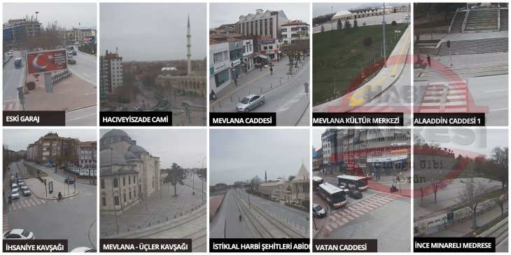 Kare kare an itibariyle Konya