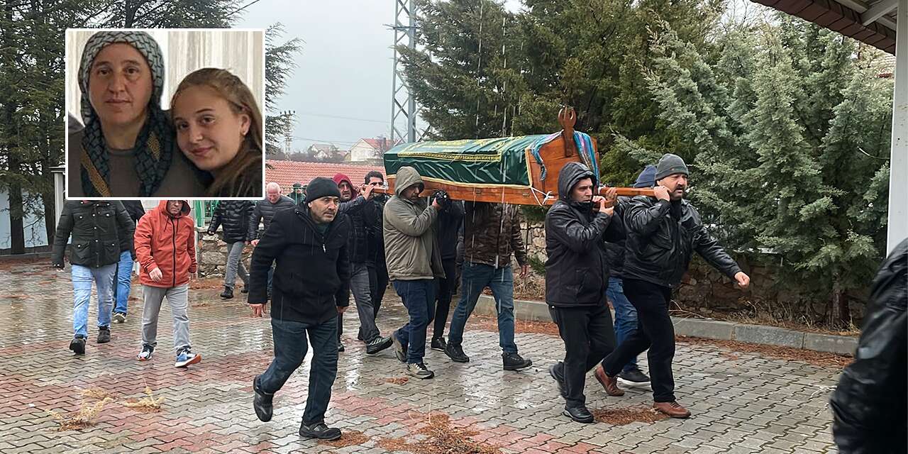 Antalya’daki otobüs faciasında ölen anne ve kızı Konya’da toprağa verildi