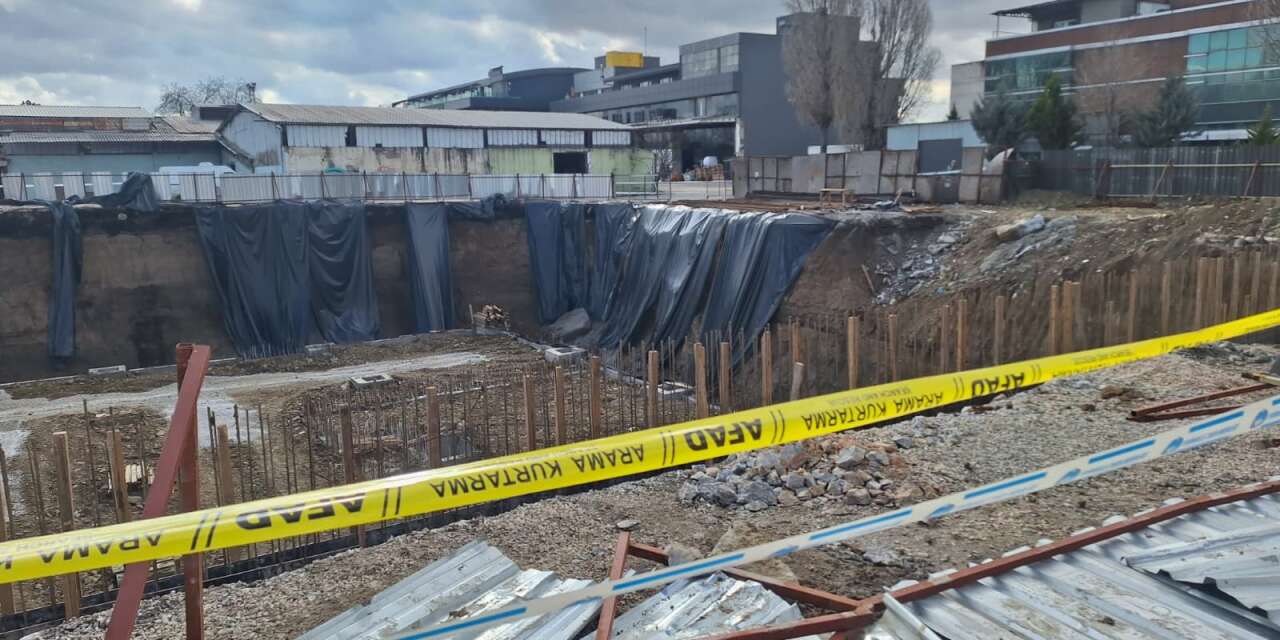 İnşaatta göçük! 1 işçi hayatını kaybetti