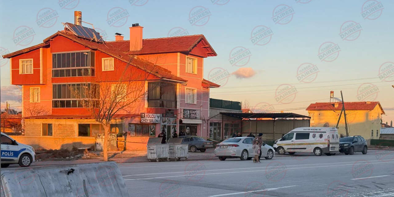 Konya Karatay'daki kıraathanede bir kişi silahla vuruldu