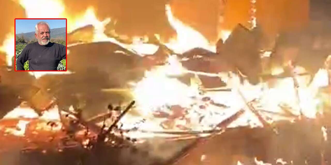 Tabancasını almak için girdiği evde yanan emekli polis hayatını kaybetti