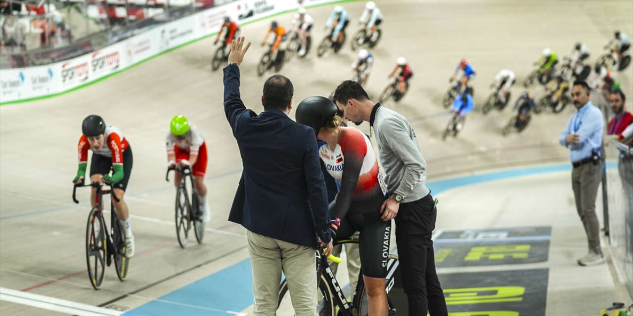 Konya’daki Avrupa Şampiyonası’nda korkutan kaza