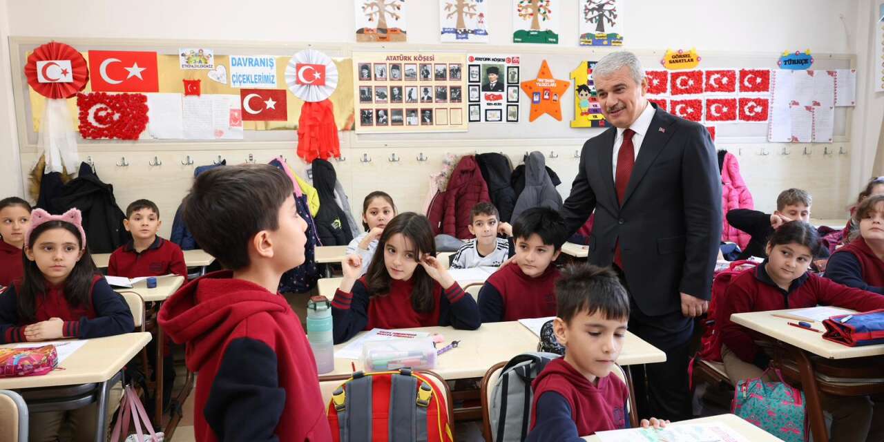 Konya Valisi Akın’dan Meram Niyaz Usta İlkokulu’na ziyaret