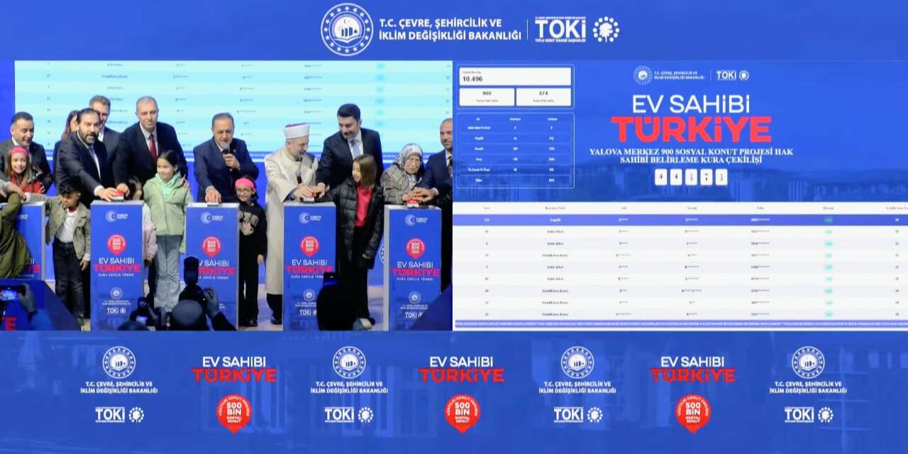 2026 Yalova TOKİ kura çekimi sonuçları belli oldu