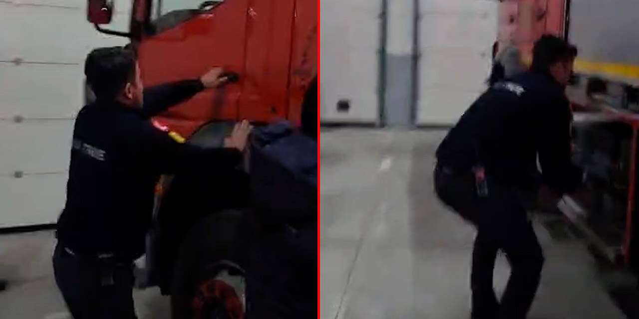 Kendi evi anons edilen itfaiye eri karşılaştığı manzara karşısında şok geçirdi