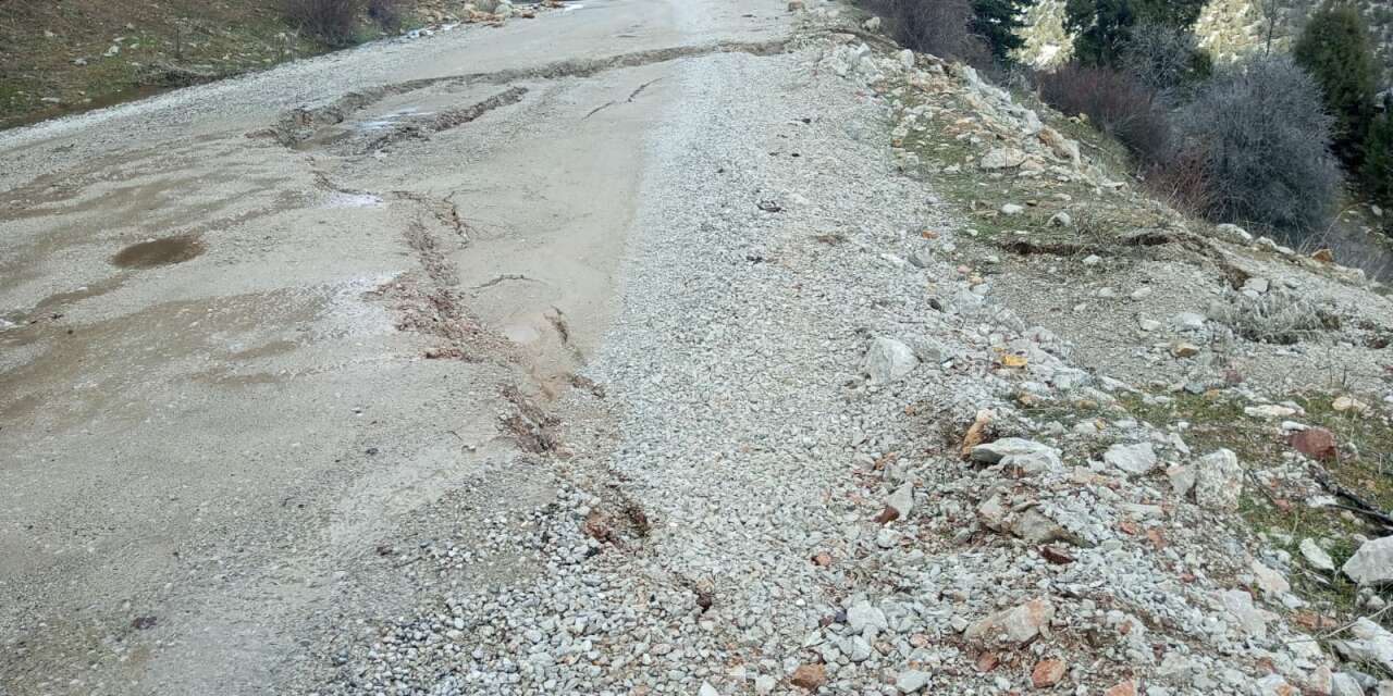 Konya Seydişehir’de heyelan tehlikesi